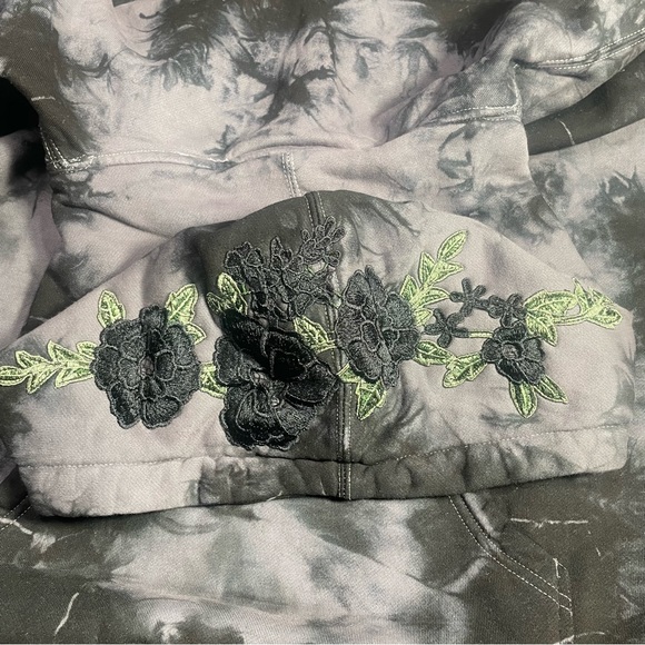 BNWT CIVIL REGIME BLACK ROSE HOODIE NIGHT FOG WASH LARGE MENS UNISEX PRICE FIRM - Picture 4 of 16